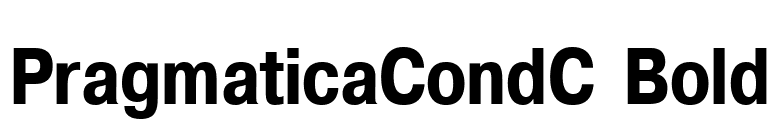 PragmaticaCondC Bold font preview