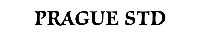 Prague Std font preview