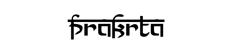 Prakrta font preview