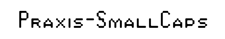 Praxis-SmallCaps font preview