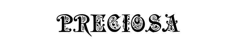 Preciosa font preview