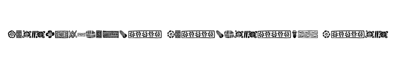 PreColumbian Ornaments One font preview