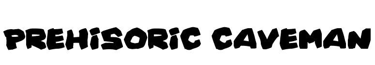 Prehisoric Caveman
 font preview