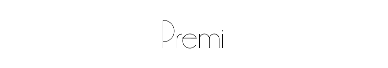 Premi font preview