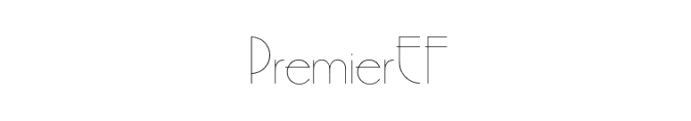 PremierEF font preview