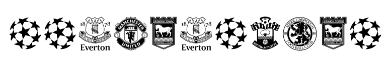 premiership font preview
