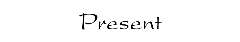 Present font preview
