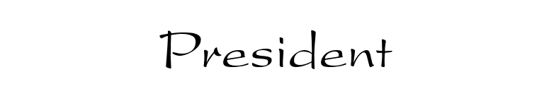 President font preview