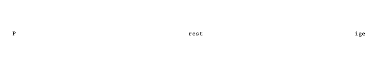 Prestige font preview