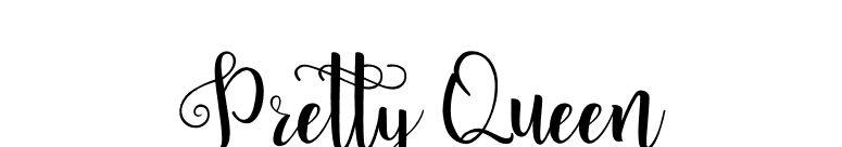 Pretty Queen font preview