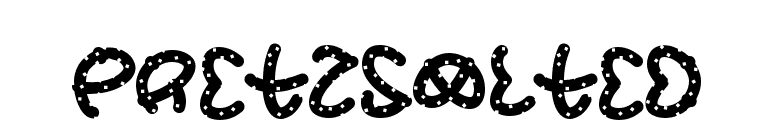 PretzSalted font preview