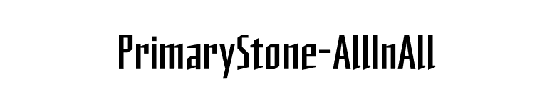 PrimaryStone-AllInAll font preview