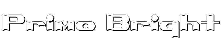 Primo Bright font preview