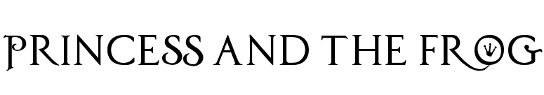 PrincesS AND THE FROG font preview