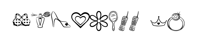 Princess BV font preview