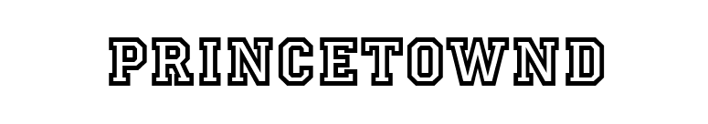 PrincetownD font preview