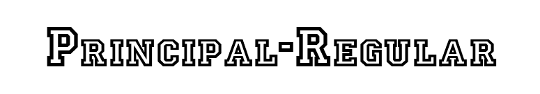 Principal-Regular font preview