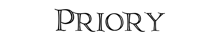 Priory font preview
