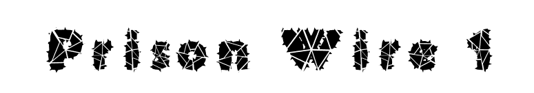Prison Wire 1 font preview