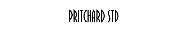 Pritchard Std font preview