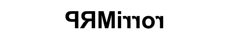 PRMirror font preview