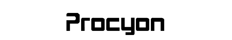 Procyon font preview