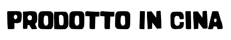 Prodotto In Cina font preview