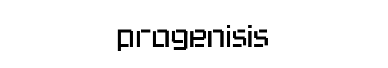 progenisis font preview
