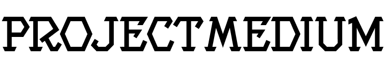 ProjectMedium font preview