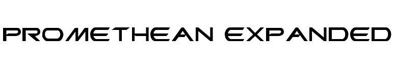 Promethean Expanded font preview
