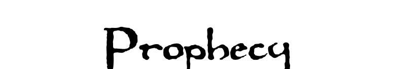 Prophecy font preview