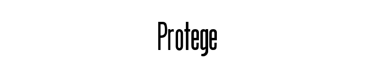 Protege font preview