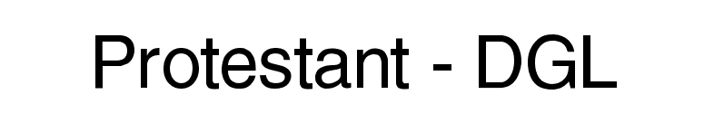 Protestant - DGL font preview