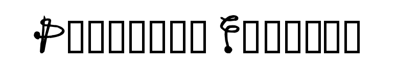 Protonic Feelers font preview