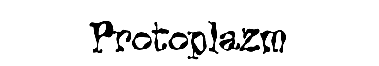 Protoplazm font preview
