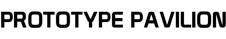 Prototype Pavilion font preview