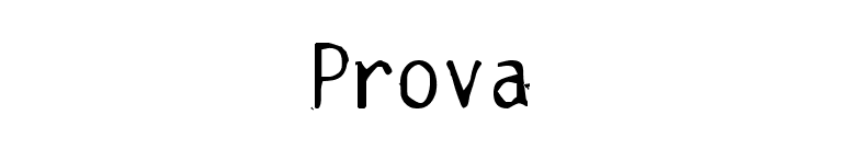 Prova font preview