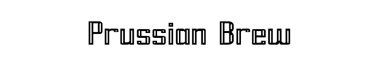 Prussian Brew font preview