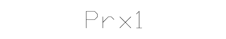 Prx1 font preview