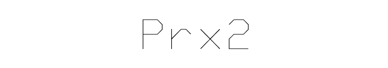 Prx2 font preview