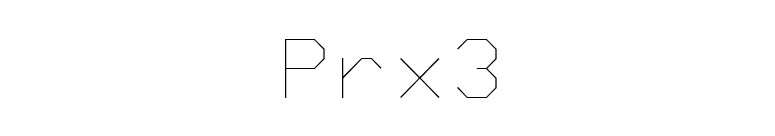 Prx3 font preview