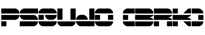 Pseudo (BRK) font preview