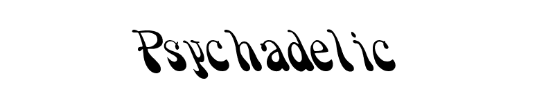 Psychadelic font preview