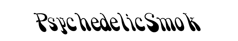 PsychedelicSmok font preview