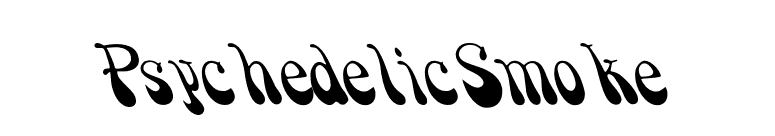 PsychedelicSmoke font preview