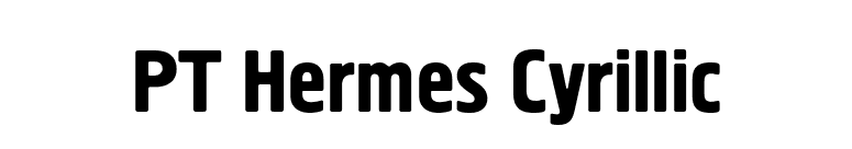 PT Hermes Cyrillic font preview