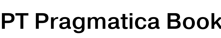 PT Pragmatica Book font preview
