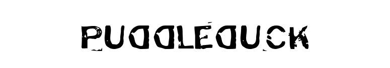 Puddleduck font preview