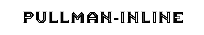 Pullman-Inline font preview