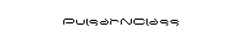 PulsarNClass font preview